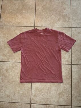 Vox Populi Vintage Dusty Rose Red Pink Crewneck T Shirt